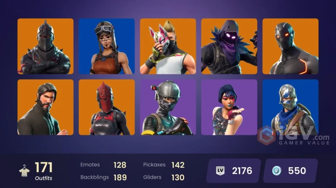 Full Access - [XBOX/NINTENDO/PC] 170 skins | Black Knight , Sparkle Specialist , The Reaper , Blue Squire , Royale Knight | OG STW
