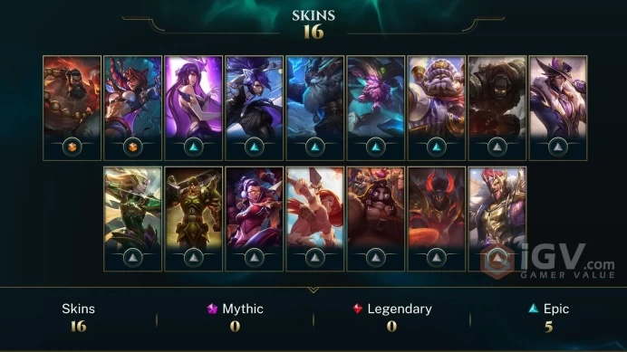 EUW / SILVER 4 - 42 Champ - 17 Good Skins(2 Ultimate, 5 Epic) - SOUL FIGHTER SAMIRA - SPIRIT GUARD UDYR -  36K BE- S14 ACC - - FULL ACCES -CHEAP