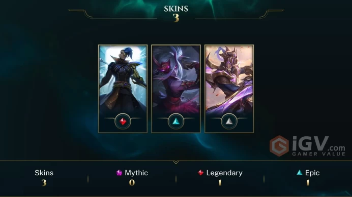 EUW / GOLD 2(60LP) - +60LP GAIN - 34 Champ - 3 Good Skins - ODYSSEY KAYN - 5.8K BE - HONOR 3 - S14 ACC - UNVERIFIED MAIL - FULL ACCES -CHEAP