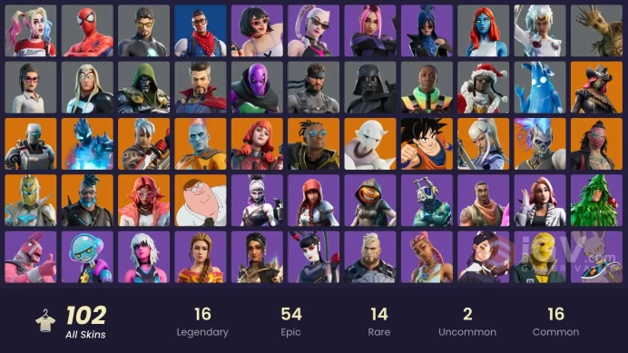 [PC/PSN/XBOX] 102 skins | Point Patroller | Cobalt Snowfoot | Prodigy | Sultura | Carbon Commando | Trilogy | Lowlight vtt43