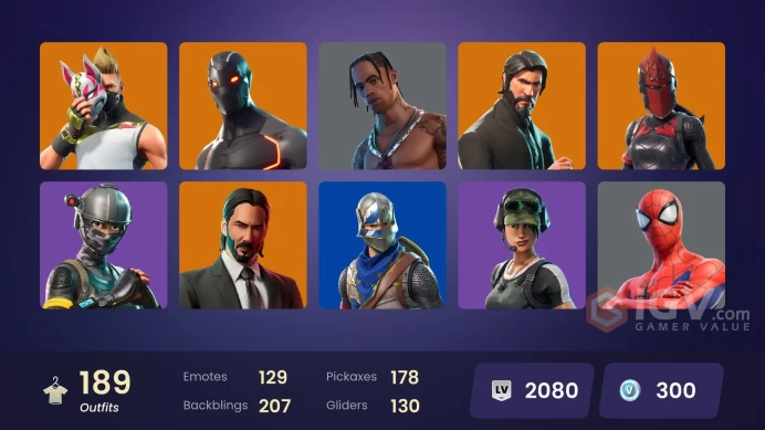 [XBOX/NIN/PC] 189 SKINS | OG STW | TRAVIS SCOTT | THE REAPER | TAKE THE L | BLUE SQUIRE | ROYALE KNIGHT | ELITE AGENT | ASTRO JACK | GOLD MIDAS 