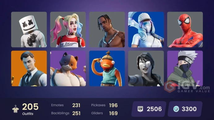 [XBOX/NIN/PC] 205 SKINS | TRAVIS SCOTT | ASTRO JACK | GOLD MIDAS | GOLD MEOWSCLES | GOLD BRUTUS | LINA SCORCH | NARUTO UZUMAKI | PITCH PATROLLER