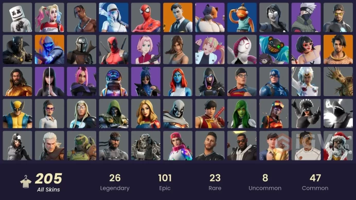 [XBOX/NIN/PC] 205 SKINS | TRAVIS SCOTT | ASTRO JACK | GOLD MIDAS | GOLD MEOWSCLES | GOLD BRUTUS | LINA SCORCH | NARUTO UZUMAKI | PITCH PATROLLER