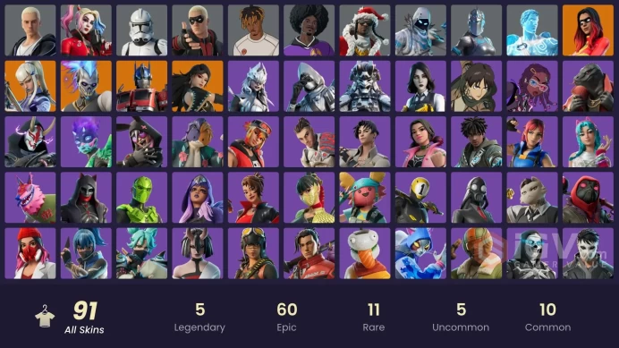 [PC/PSN/XBOX] 91 skins | Explorer Emilie | Battle-Tested | On | Rococo Cloak-o | Magmatic Mizuki (Cover-up Off) | Joltara | Clone Trooper vtt59
