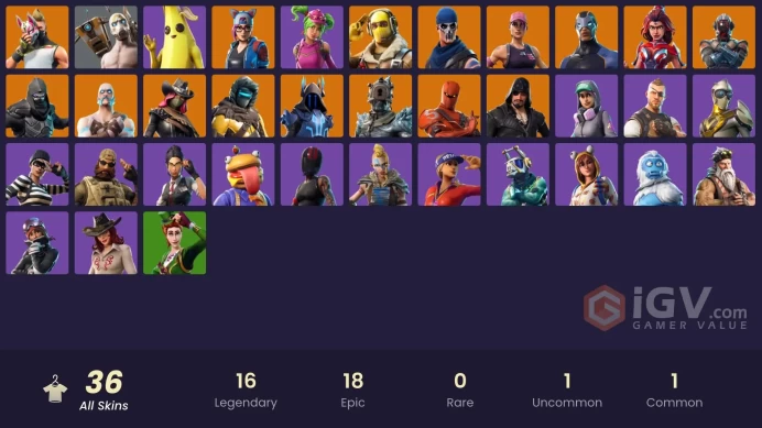 [PSN/Xbox/PC] 36 Skins - Mako - Psycho Bandit - Warpaint - Ragnarok - Full Access #8922