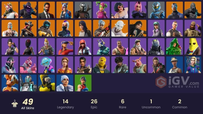 [PSN/Xbox/PC] 49 Skins - Ragnarok - Catalyst - Snap - Lynx - Raven - Ronin - Enforcer - Drift - Calamity - John Wick - Full Access #8941