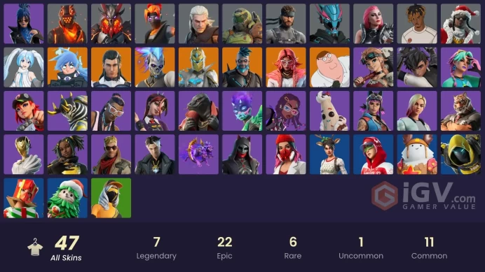 75 Skins Fa / UNSC Spartan / Eclipse / Hatsune Miku / Sabrina Carpenter / Raven Team Syd / gs056