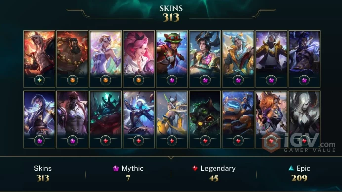 NA EMAIL CHANGEABLE 139 CHAMPIOS 27KBE 10KOE 313 SKINS 6 PRESTIGE PRESTIGE: K'SANTE YONE EZREAL CASSIO +Tre Damg and Inkshadow Yasuo 90ME