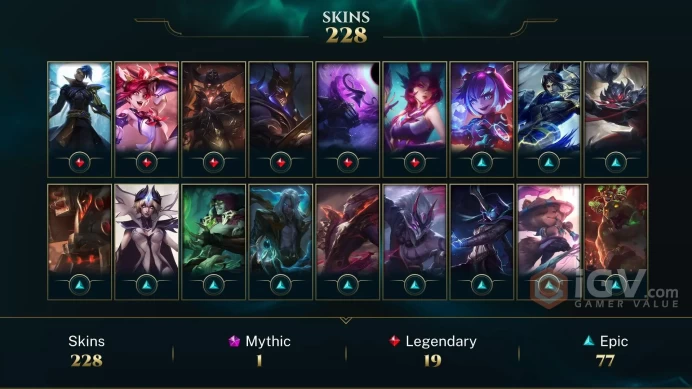 EUNE EMAIL CHANGEABLE 149 CHAMPIONS 228 SKINS Prestige True Damage Yasuo 21 L LEGENDS Victorious: Sivir Mao Orianna Last play 2024