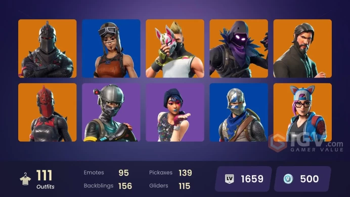 Full Access - [XBOX/NINTENDO/PC] 111 skins | Black Knight , The Reaper , Blue Squire , Royale Knight , OG STW