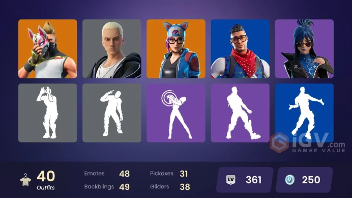 [PC/PSN/XBOX] 40 skins | OG STW | Blue Team Leader | Prodigy | Blue Striker | Hybrid | Drift | Omegarok | Blackheart | Spectra Knight | Zenith |