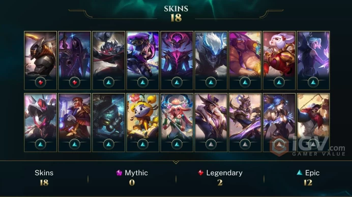 EUW / SILVER 2 -+60 LP GAIN - 57 Champ - 19 Good Skins(2 Legendary, 12 Epic) - 5.7K BE - HONOR 3 - S11 ACC - UNVERIFIED MAIL - FULL ACCES -CHEAP