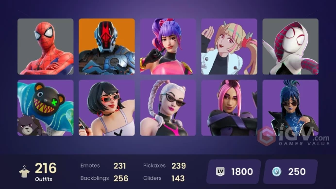 (PC PSN XBOX) 216 skins | Malik | Ronin | Snap | Peter Griffin | The Imagined | Era | Optimus Prime | The Origin | The Foundation | Nezumi | Twy