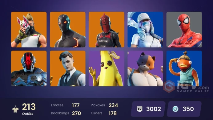 [PC] FA 213 SKINS | OG STW | SKULL TROOPER | OMEGA | LARA CROFT | DEADPOOL | PEELY | AGENT PEELY | HOT MARAT | POINT IT OUT | ORANGE JUSTICE |