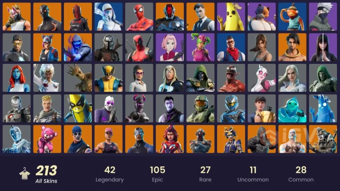 [PC] FA 213 SKINS | OG STW | SKULL TROOPER | OMEGA | LARA CROFT | DEADPOOL | PEELY | AGENT PEELY | HOT MARAT | POINT IT OUT | ORANGE JUSTICE |