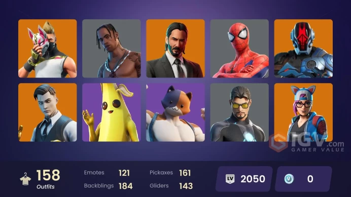 [PC] FA 158 SKINS | TRAVIS SCOTT | SKULL TROOPER | LARA CROFT | DEADPOOL | PEELY | AGENT PEELY | POINT IT OUT | ORANGE JUSTICE |