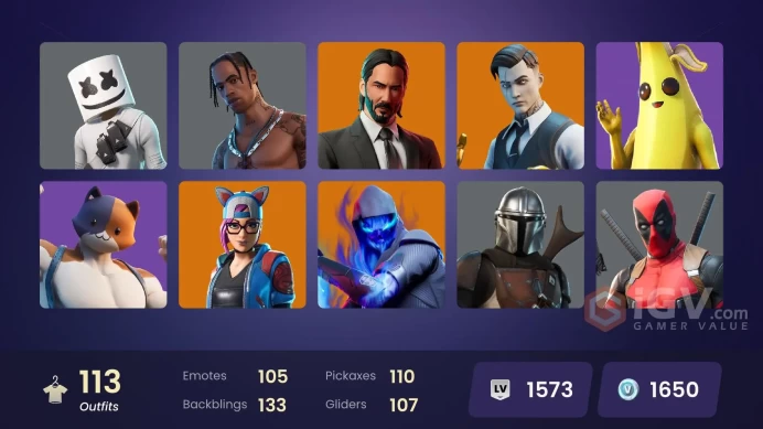  [PC] FA 113 SKINS | OG STW | TRAVIS SCOTT | SKULL TROOPER | JOHN WICK | MANDALORIAN | LYNX | LARA CROFT | MARSHMELLO | DEADPOOL | BRUTUS |