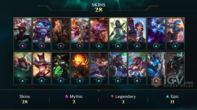 | EUNE | 30 SKINS | EMERALD 4 | 92 CHAMPIONS | 55 LEVEL | INSTANT DELIVERY | FULL ACCESS | G24RX |