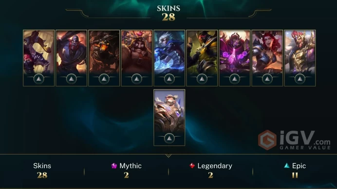 | EUNE | 30 SKINS | EMERALD 4 | 92 CHAMPIONS | 55 LEVEL | INSTANT DELIVERY | FULL ACCESS | G24RX |