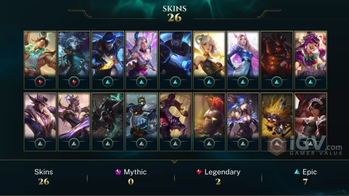 | NA | 27 SKINS | PLATINUM 4 | 143 CHAMPIONS | 111 LEVEL | INSTANT DELIVERY | FULL ACCESS | G3fBf |