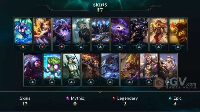| EUNE | 16 SKINS | SILVER 4 | 102 CHAMPIONS | 91 LEVEL | INSTANT DELIVERY | FULL ACCESS | Ft1aQ |