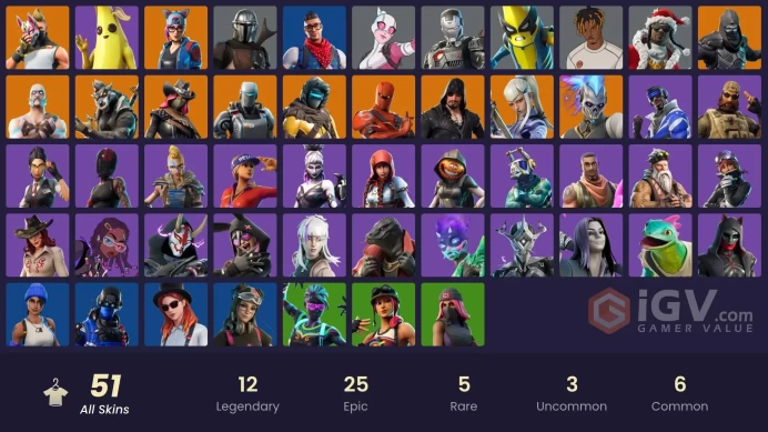 [PSN/Xbox/PC] 51 skins | Blue Team Leader | Prodigy | Carbon Commando | Blue Striker | A.I.M. | Mizuki | Lynx | Hybrid | Renzo the Destroyer | F