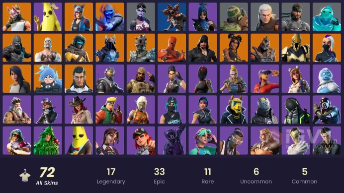 [PSN/Xbox/PC] 115 Skins - Drift - Shadow Ops - Game Knight - Fashion Banshee - Eternal Knight - Calamity - The Ice King - Full Access #8930