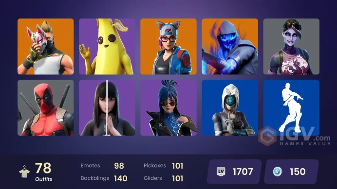 [PSN/Xbox/PC] 78 Skins - The Ice King - Sorana - A.I.M. - Valeria - The Cube Queen - Lynx - Hybrid - Rox - Drift - Full Access #8934