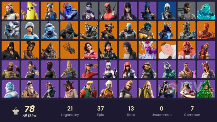 [PSN/Xbox/PC] 78 Skins - The Ice King - Sorana - A.I.M. - Valeria - The Cube Queen - Lynx - Hybrid - Rox - Drift - Full Access #8934