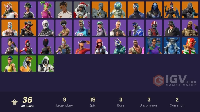 [PSN/Xbox/PC] 36 Skins - Ragnarok - Trailblazer - Blue Striker - Ravage - Love Ranger - Leviathan - Drift - Calamity - Full Access #8939