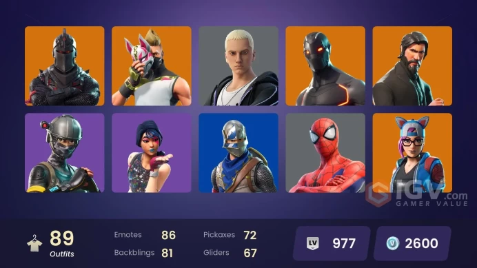 [PC/PSN/XBOX] FA / 89 SKINS / BLACK KNIGHT / SPARKLE SPECIALIST / THE REAPER / BLUE SQUIRE / ROYALE KNIGHT / OG STW /
