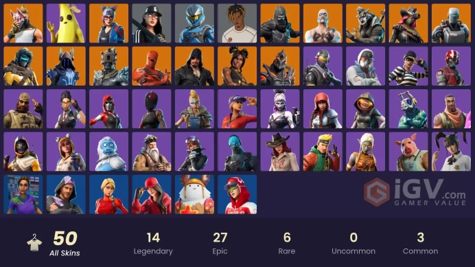[PSN/Xbox/PC] 50 Skins - Rogue Agent - The Ice King - A.I.M. - Lynx - Hybrid - Ruin - Luxe - Drift - Calamity - Full Access #8931