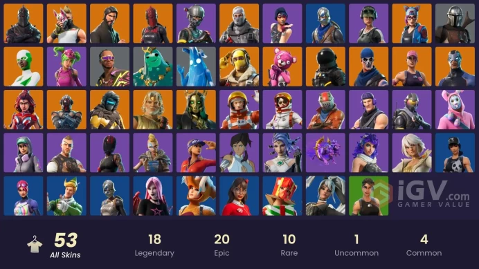 [PC/PSN/XBOX] FA / 53 SKINS / BLACK KNIGHT / SPARKLE SPECIALIST / THE REAPER / BLUE SQUIRE / ROYALE KNIGHT / OG STW /