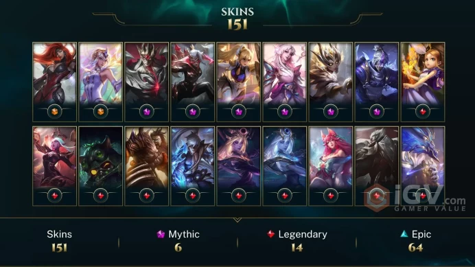 EUNE EMAIL CHANGEABLE 140 CHAMPIONS 154 SKINS 285 MYTHIC ESS: PRESTIGE: LEONA ZYRA LUX ZED JARVAN 22K BE 50 LITTLE LEGENDS 