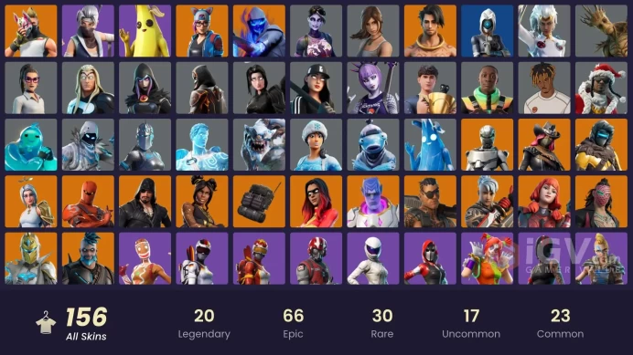 [PC/PSN/XBOX] 156 skins | Unchained Ramirez | Eon | Blitz | The Imagined | Joltara | Kymera | Luxe | Catalyst | Lynx | Raz | Ark | Kado Thorne |