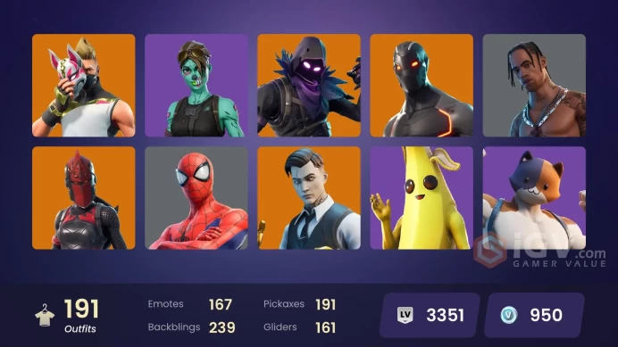[PC/PSN/XBOX] 190 skins | Blue Team Leader | Travis Scott | Astro Jack | Gold Midas | Omega (stage 5) | Gold Brutus | Gold Meowscles | Sultura |