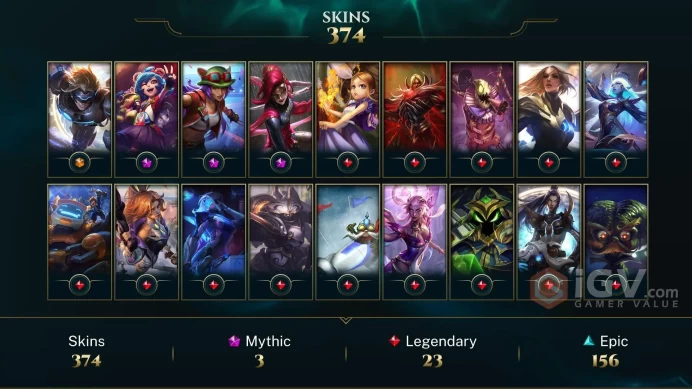 TR League Account: +374  Skins | Full Access | Instant Delivery!