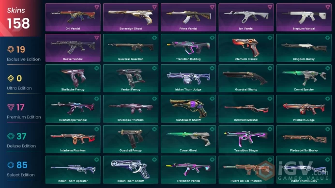 EU-Turkey 158 Skins > Champions 2022 Phantom XERØFANG Knife Prelude to Chaos Vandal Dolmir's Revenge Vandal BlastX Phantom  Oni Vandal 99061957