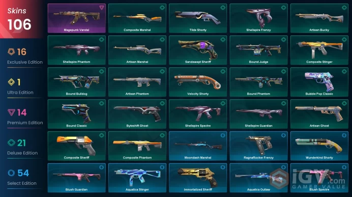EU-Turkey 106 Skins > Champions 2023 Vandal Prelude to Chaos Vandal Singularity Vandal RGX 11z Pro Blade Sovereign Sword Oni Vandal 99061866