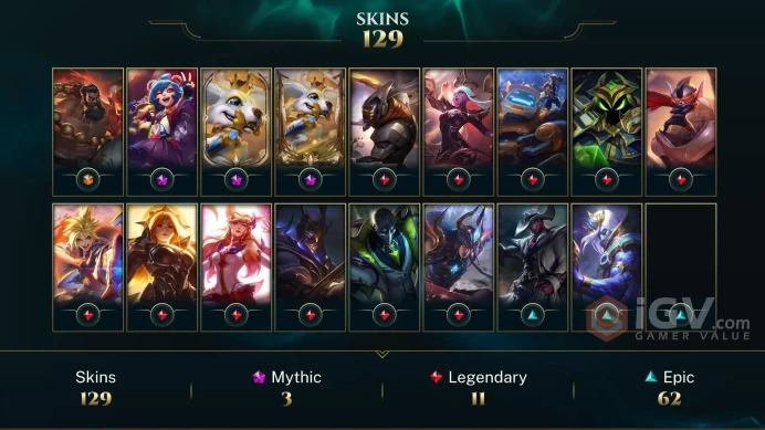 NA EMAIL CHANGEABLE 119 CHAMPIONS 129 SKINS Prestige Fuzz Fizz 2X 4K OE LAST PLAY 2024
