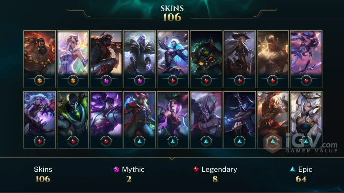 NA EMAIL CHANGEABLE 145 CHAMPIONS 106 SKINS Prestige High Noon Talon LAST PLAY 2024