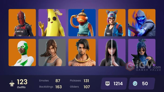 ACC261 Fortnite Account [PC] 123 skins | WORLD CUP | Fixer | Trilogy | Subzero Cryptic | Point Patroller | The Prisoner | Alli | Joey | Rex | Ly
