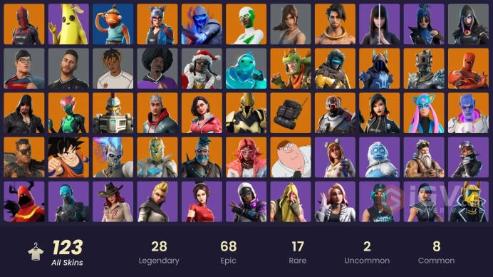 ACC261 Fortnite Account [PC] 123 skins | WORLD CUP | Fixer | Trilogy | Subzero Cryptic | Point Patroller | The Prisoner | Alli | Joey | Rex | Ly
