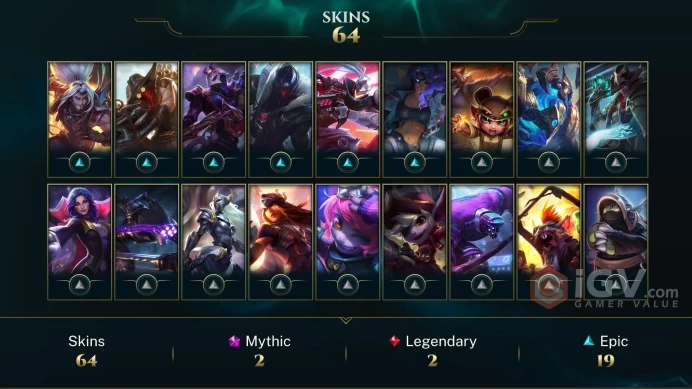 ME EMAIL CHANGEABLE 141 CHAMPIONS 64 SKINS Prestige Firecracker Vayne 2X 2.5K OE + INV SKINS LAST PLAY 2024