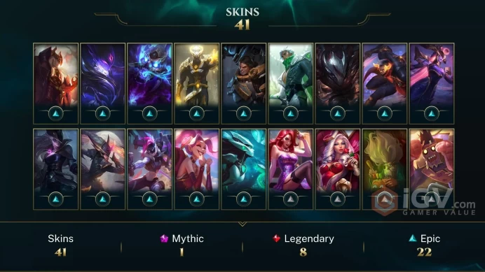 EUW EMAIL CHANGEABLE 54 CHAMPIONS 31K BE 10K OE  41 SKINS Prestige Coven Zyra