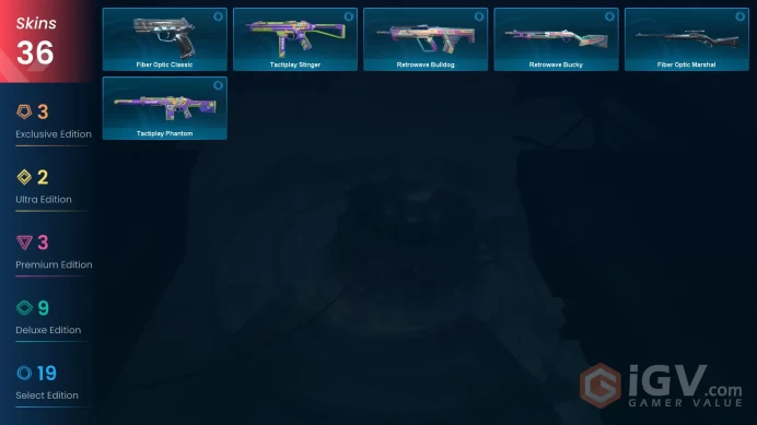 AP - LVL 140 - Unranked - 2 Knives - 36 Skins (~12,450 VP) Elderflame Operator, Protocol 781-A Sheriff, Shellspire Sword, Guardrail Hammer, Prim