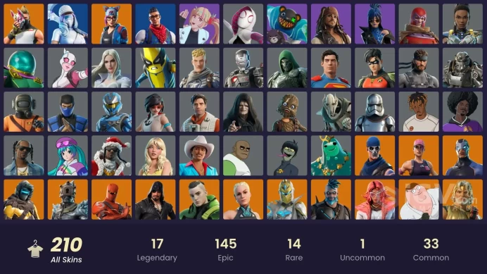 ACC035Fortnite Account [PC] 210 skins | OG STW | Blue Team Leader | Point Patroller | Fixer | Trilogy | Andromeda | Rogue Agent | Prodigy | Carb
