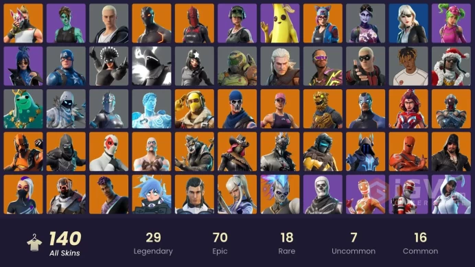 [Xbox/PSN/PC] 140 Skins - OG STW - Trailblazer - Ragnarok - Zenith - Spider Knight - Raptor - The Ageless - Full Access #780
