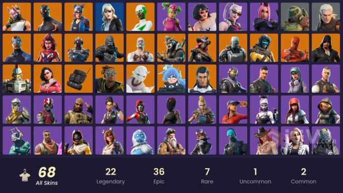 [Xbox/PSN/PC] 68 Skins - Omega - Rogue Agent - Rox - Blackheart - The Ageless - Lynx - Enforcer - The Visitor - Full Access #596