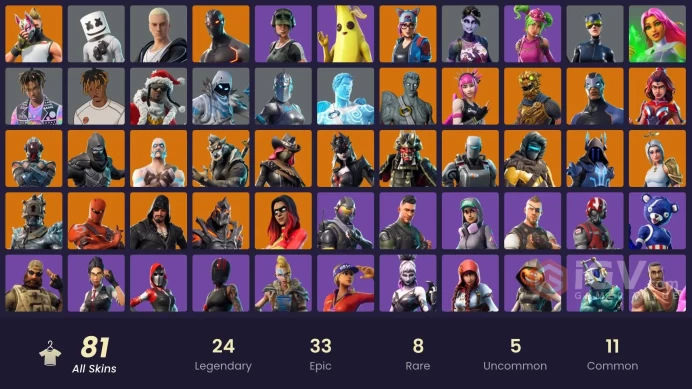 [Xbox/PSN/PC] 81 Skins - Omega - Dante - Rogue Agent - Trailblazer - Ragnarok - Ark - The Prisoner - The Visitor - Full Access #4712